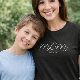 Camiseta Mãe Estabelecida em Branco