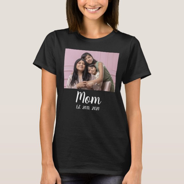 Camiseta Mãe Estabelecida foto script (Frente)