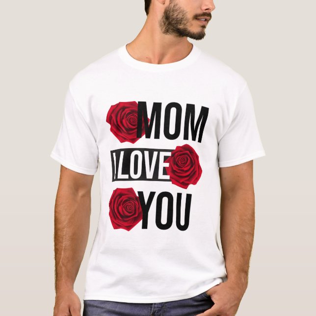 CAMISETA MÃE EU TE AMO (Frente)