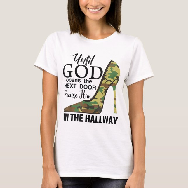 Camiseta Mãe Faith Baseada em Roupa Plus Tamanho Rapariga N (Frente)