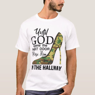 Camiseta Mãe Faith Baseada em Roupa Plus Tamanho Rapariga N