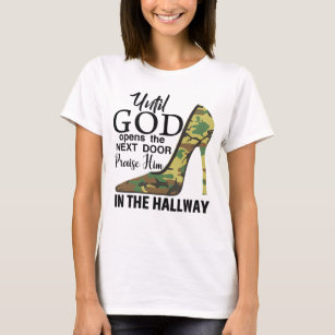 Camiseta Mãe Faith Novelty Christian Hallway Louvado