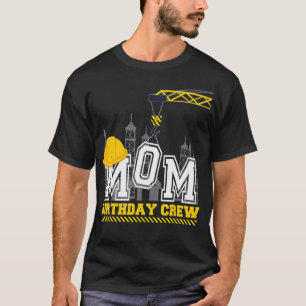Camiseta Mãe, família de Aniversário da Construção da 
