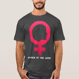 Camiseta Mãe Feminista Rosa-dia de as mães Do Horário