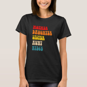 Camiseta Mãe Filha Irmã Tia Sobrinha Roupas Vintage