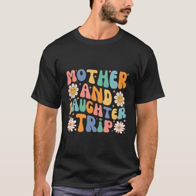 Camiseta Mãe Filha Trip 2023 Férias Mãe Filha Tr (Frente)