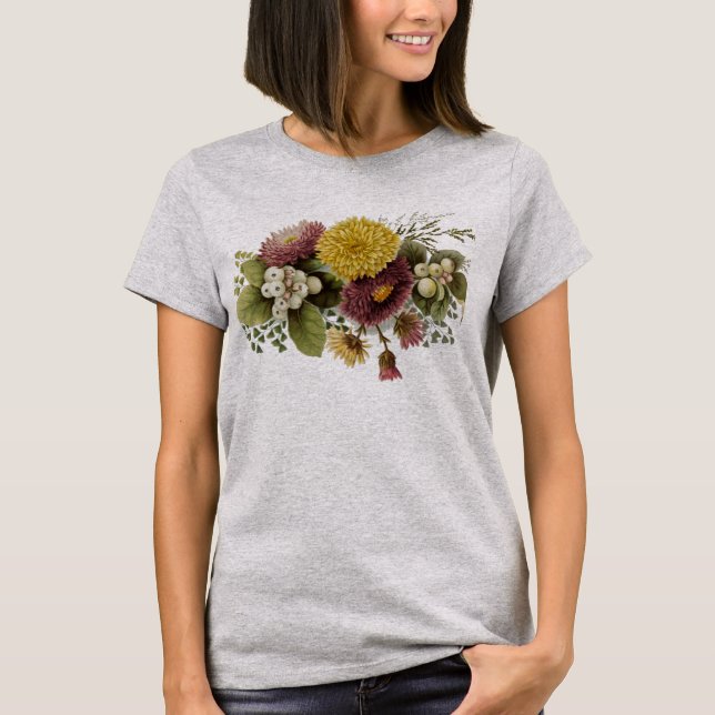 Camiseta Mãe Floral de Flor com Arrefecimento (Frente)