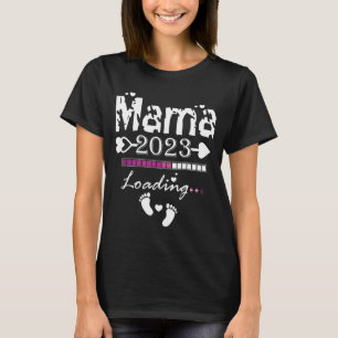 Camiseta Mãe futura, mãe 2023 Carregando Mamãe da mãe