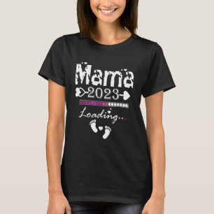 Camiseta Mãe futura, mãe 2023 Carregando Mamãe da mãe