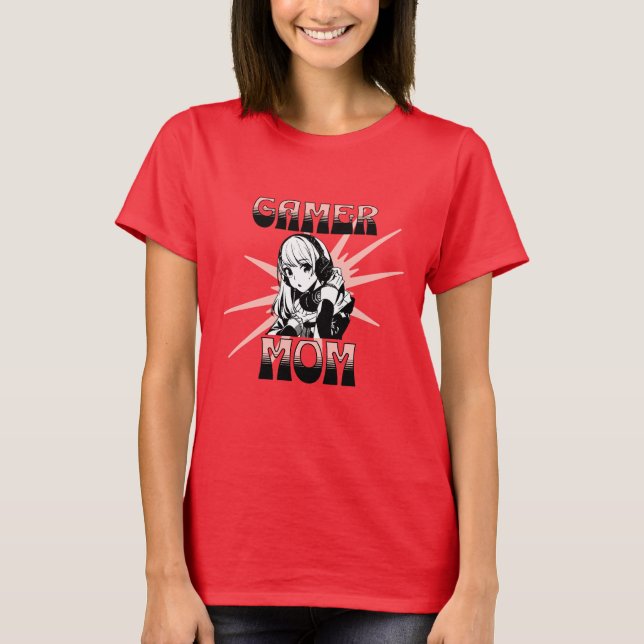 Camiseta Mãe Gamer | Jogos  (Frente)