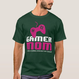 Camiseta Mãe Gamer Vídeos Games Amante dos Jogos Mãe Jogado