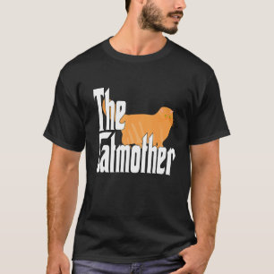 Camiseta Mãe Gato A Mãe Crazada Gato-Mãe Mamãe Gatinho