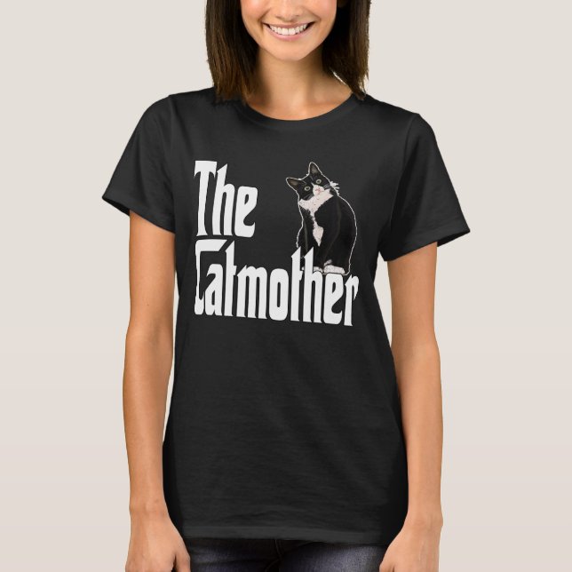 Camiseta Mãe Gato A Mãe Louca Da Catma Mãe 2 (Frente)