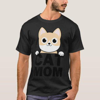 Camiseta Mãe Gato Engraçado