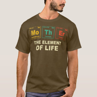 Camiseta Mãe Geek Periódica Mesa Quimista Amo Retro Gee