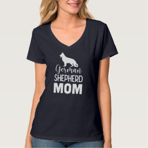 Camiseta Mãe german shepherd - Presente para Sobrecarga de