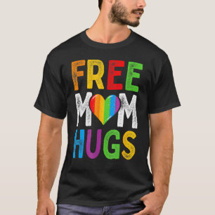 Camiseta Mãe grátis abraça a família LGBT Gay de Orgulho LG