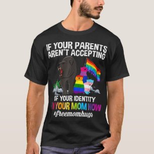 Camiseta Mãe grátis abraça a mãe orgulhosa que carrega 