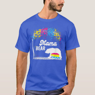 Camiseta Mãe grátis abraça orgulho Mamãe Ursa Orgulho Panse