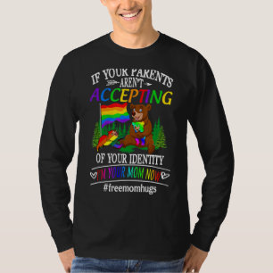 Camiseta Mãe grátis abraça-te Urso Orgulhoso Mãe Eu sou a t