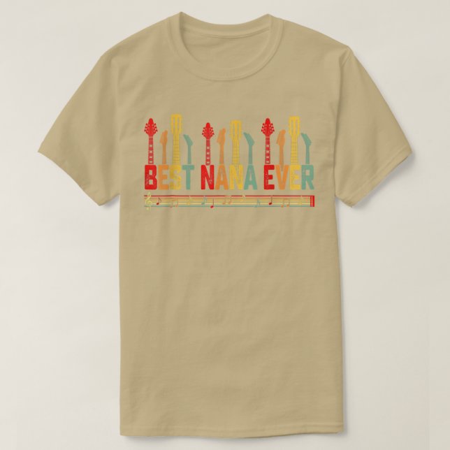 Camiseta Mãe guitarrista Melhor da Nana Nunca da Mãe de Vio (Frente do Design)