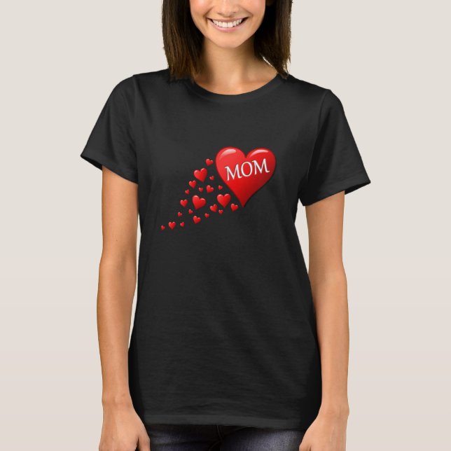 Camiseta Mãe Hearts-Shirt (Frente)