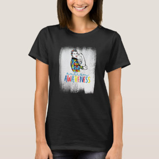 Camiseta Mãe Inquebrantável Conscientização do Autismo
