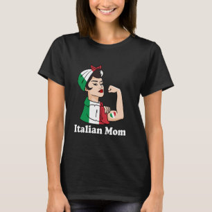 Camiseta Mãe Italiana Forte Raiz Orgulho Italiano Ita