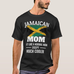 Camiseta Mãe jamaicana muito mais legal Jamaica Vintage Fla