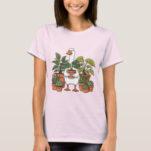 Camiseta Mãe Jardineira Amante de Plantas Jardim Caseiro Ar