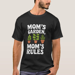 Camiseta Mãe Jardineira Jardinagem e Polegar Verde Amante d