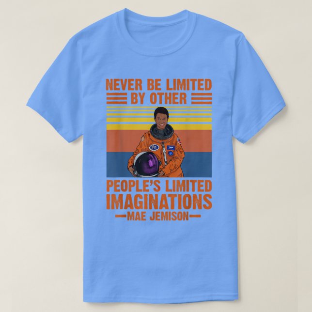 Camiseta Mae Jemison American Black Woman Astronauta Jemiso (Frente do Design)