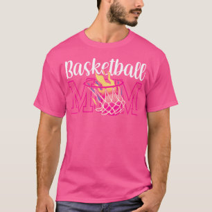 Camiseta Mãe jogador de basquete, treinador de luta mãe Mom
