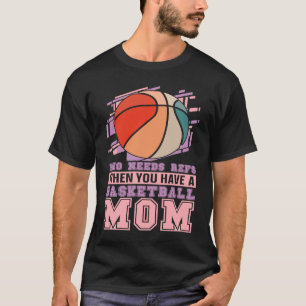 Camiseta Mãe Jogadora de Basquete de Rua Jogadora de Basque