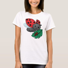 Camiseta Mãe Ladybug com Larvae
