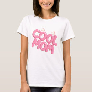 Camiseta Mãe legal - Design de Orelha Divertida