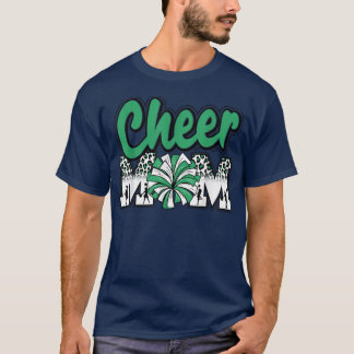 Camiseta Mãe, Leopardo Verde Leotra Pom Cheer