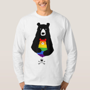 Camiseta Mãe LGBT Mama Ursa LGBT Presente