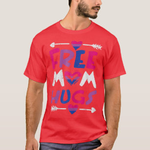 Camiseta Mãe Livre Abraça Bandeira do Orgulho Bissexual LGB