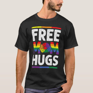 Camiseta Mãe Livre Abraça Gay Lgbt Mo Orgulho Girassol Colo
