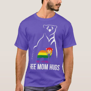 Camiseta Mãe livre abraça mulheres Orgulho gay LGBT no arco