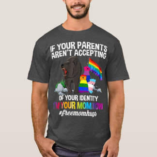 Camiseta Mãe Livre Abraça Orgulho gay LGBT