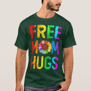 Camiseta Mãe Livre Abraça Orgulho gay LGBT Daisy Rainbow Fl