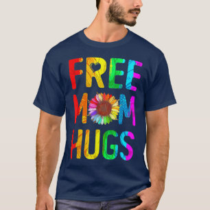 Camiseta Mãe Livre Abraça Orgulho gay LGBT Daisy Rainbow Fl