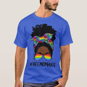 Camiseta Mãe Livre Abraça Orgulho Negro Orgulho LGBT Arma