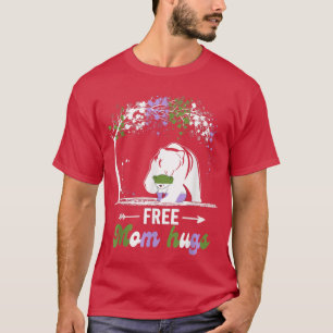 Camiseta Mãe Livre Abraça Orgulhosa Mamãe Ursa Orgulhosa Or