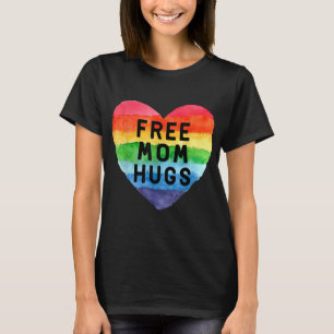 Camiseta Mãe Livre Abraça Paradas LGBT Gay do Orgulho Lésbi