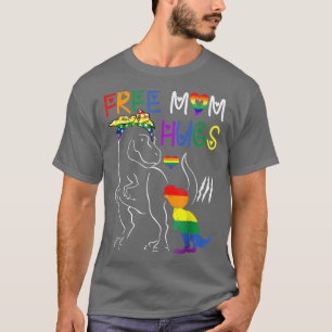 Camiseta Mãe Livre De orgulho gay Abraça T Mãe Dinossauro L
