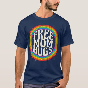 Camiseta Mãe livre LGBT Abraça Orgulho gay Ally Rainbow LGB