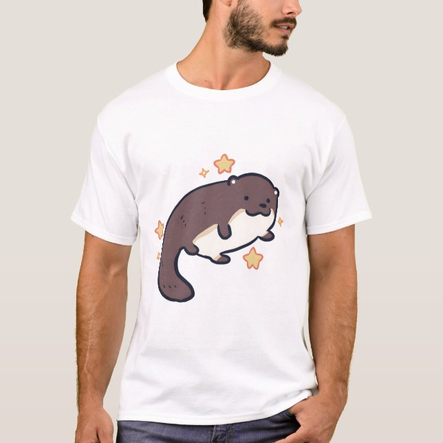 Camiseta Mãe lontra Magia (Frente)